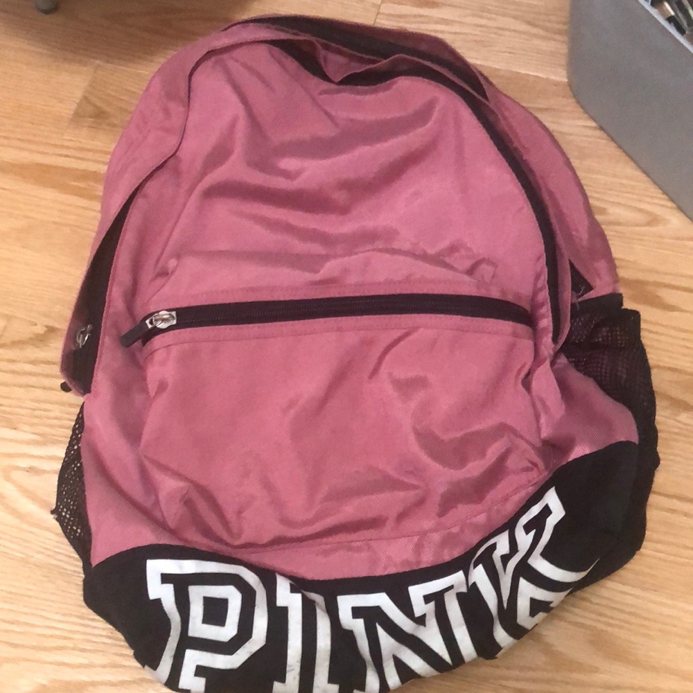 victoria secret pink backpack with laptop sleeve 4 pockets